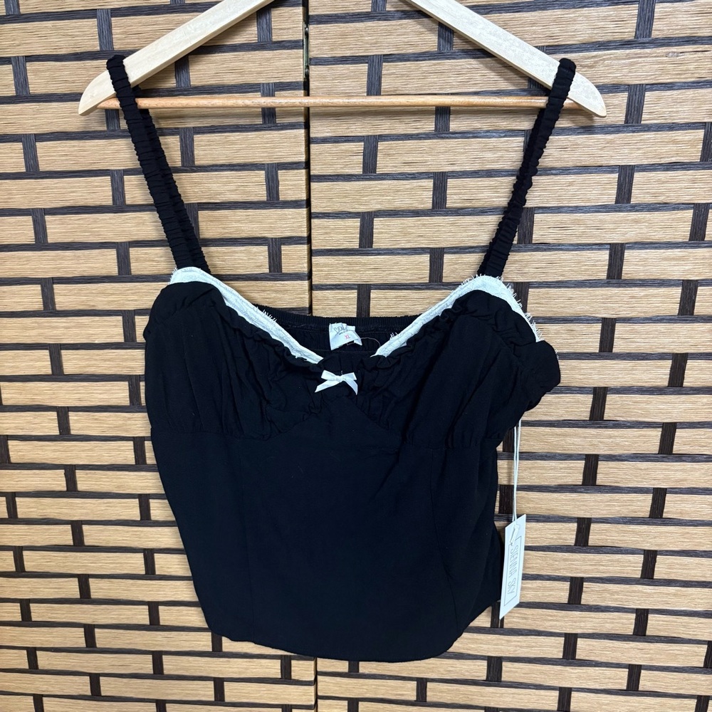 Sienna Sky Black Tank Top Size XL